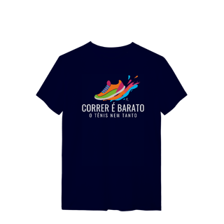 Nome do produto T-Shirt - Correr é barato, o tênis nem tanto