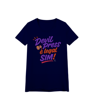 Nome do produto Baby Look - Devil Press é legal SIM!