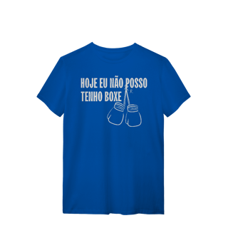 Nome do produto T-Shirt - Hoje eu não posso, tenho boxe