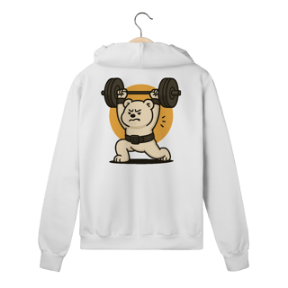 Nome do produto Moletom com Zíper - Urso Jerk