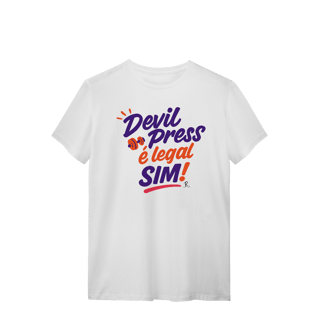 Nome do produto T-Shirt - Devil Press é legal SIM!