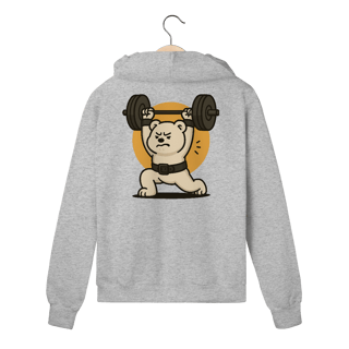 Nome do produto Moletom com Zíper - Urso Jerk