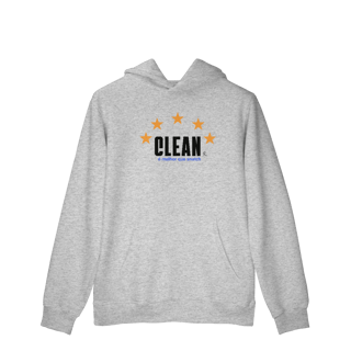 Nome do produto Moletom Canguru - Clean é melhor que Snatch