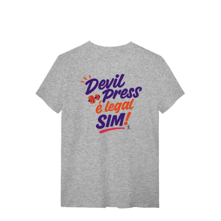 Nome do produto T-Shirt - Devil Press é legal SIM!