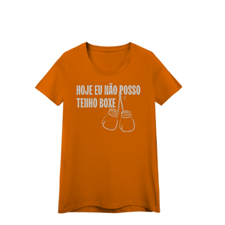 Nome do produto Baby Look - Hoje eu não posso, tenho boxe