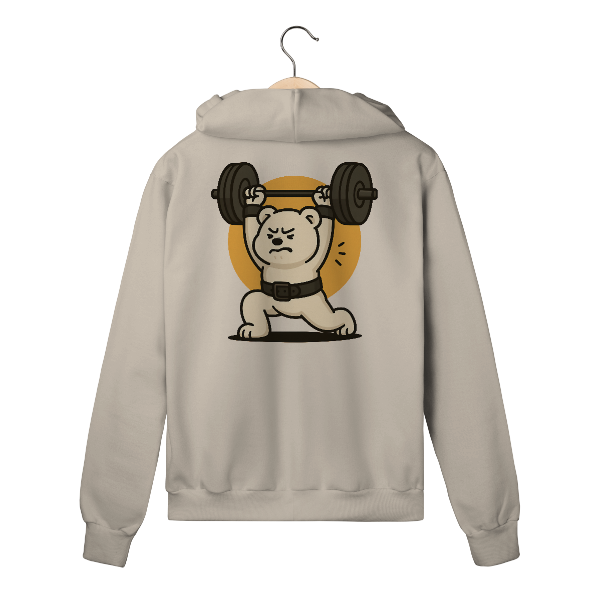 Nome do produto: Moletom com Zíper - Urso Jerk