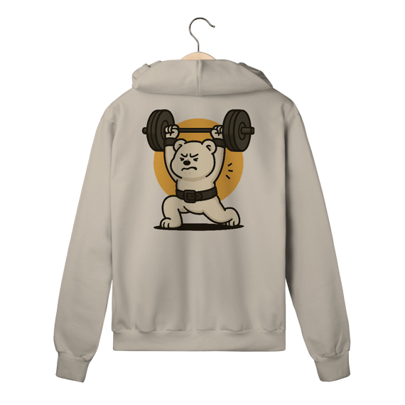 Moletom com Zíper - Urso Jerk