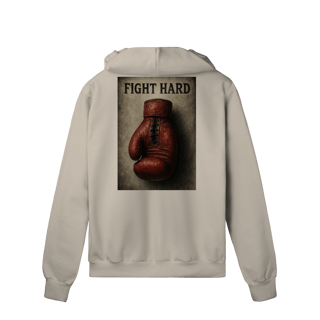 Nome do produto Moletom zíper - Fight Hard