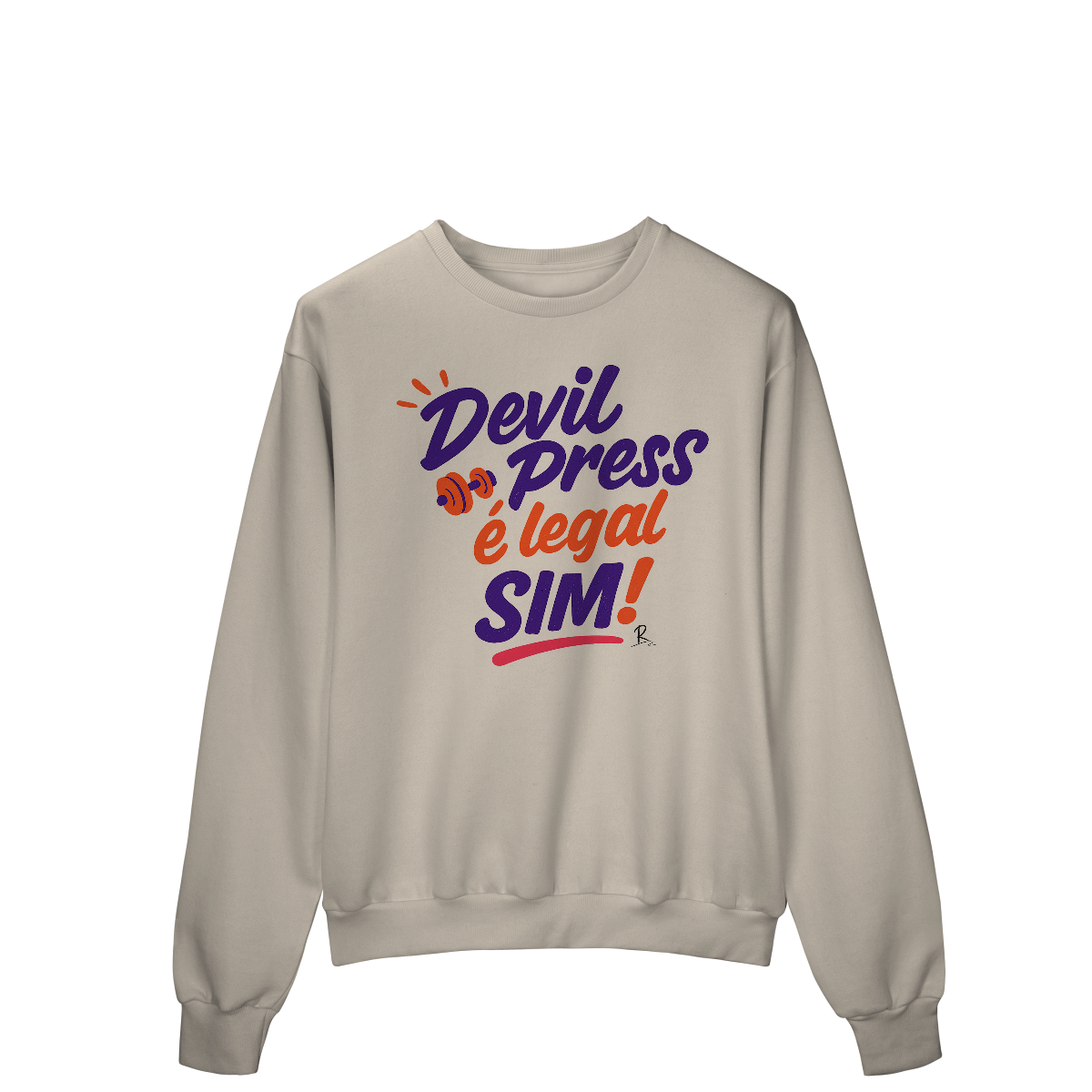 Nome do produto: Moletom - Devil Press é legal SIM!