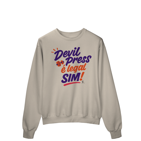 Moletom - Devil Press é legal SIM!