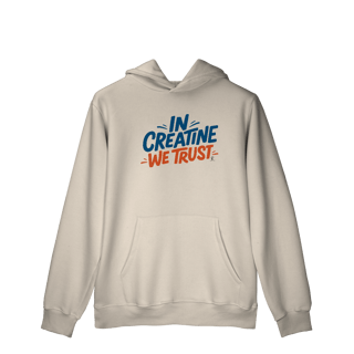 Nome do produto Moletom Canguru - In Creatine We Trust