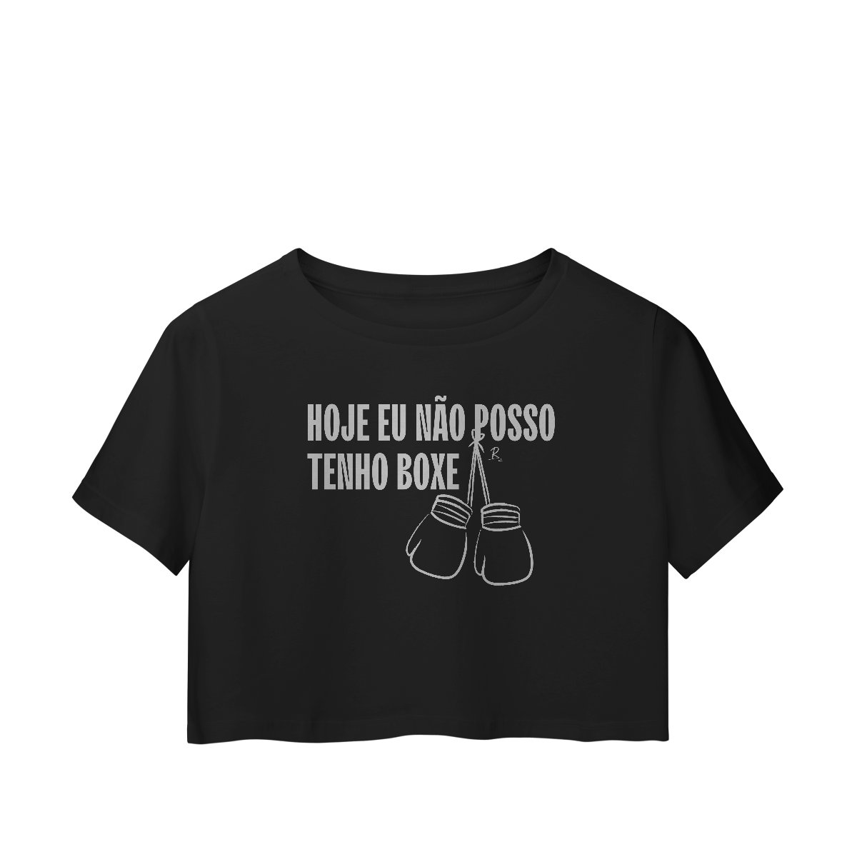 Nome do produto: Cropped - Hoje eu não posso, tenho boxe