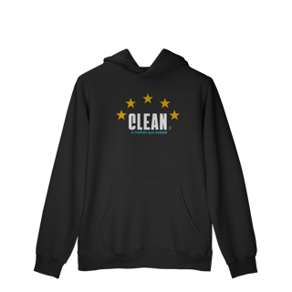 Nome do produto Moletom Canguru - Clean é melhor que Snatch
