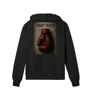 Moletom zíper - Fight Hard