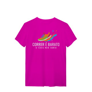 Nome do produto T-Shirt - Correr é barato, o tênis nem tanto