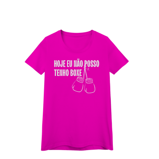 Nome do produto Baby Look - Hoje eu não posso, tenho boxe