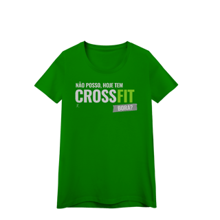 Nome do produto Baby Look - Não posso, hoje tem Crossfit