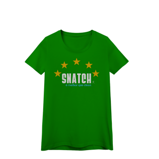 Nome do produto Baby Look - Snatch é melhor que clean