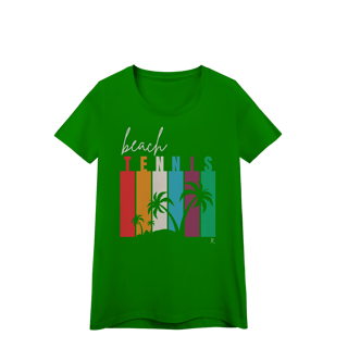 Nome do produto Baby Look - Beach Tennis Sunset