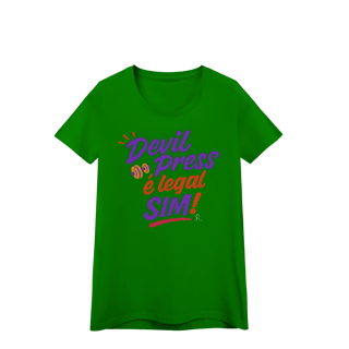 Nome do produto Baby Look - Devil Press é legal SIM!