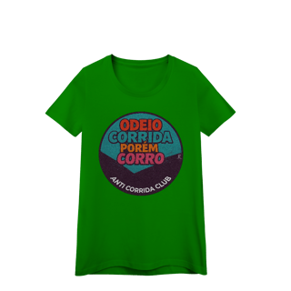 Nome do produto Baby Look – Odeio Corrida, Porém Corro
