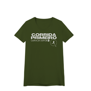 Nome do produto Baby Look - Corrida primeiro, cerveja depois