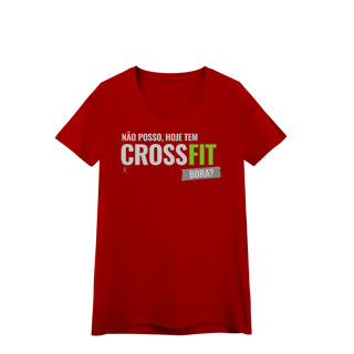 Nome do produto Baby Look - Não posso, hoje tem Crossfit