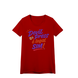 Nome do produto Baby Look - Devil Press é legal SIM!