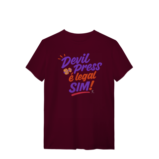 Nome do produto T-Shirt - Devil Press é legal SIM!