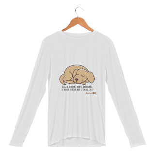 Nome do produto Camisa Manga Longa Sport Dry UV Hoje Darei Meu Mínimo