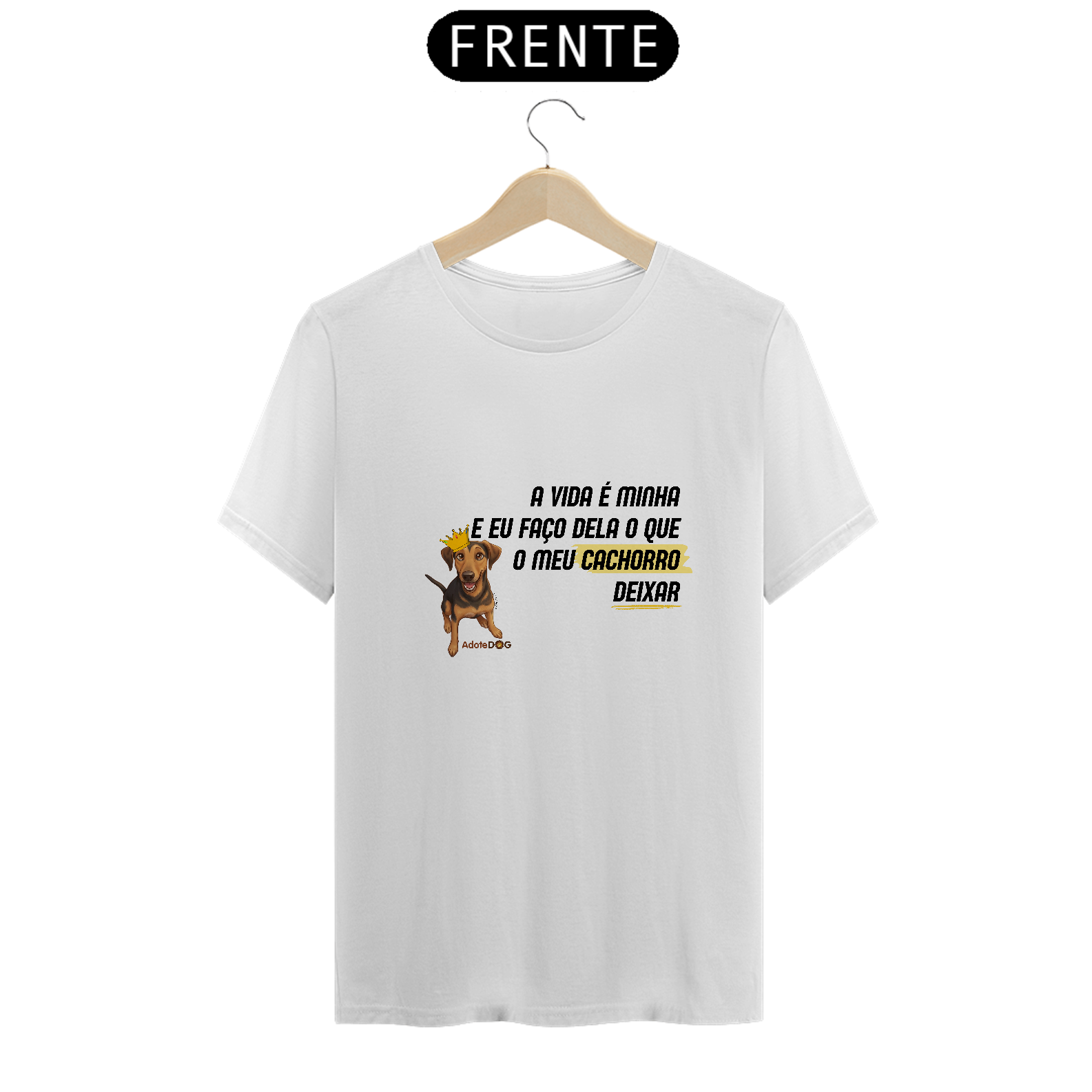 T-Shirt Classic Cachorro Deixar