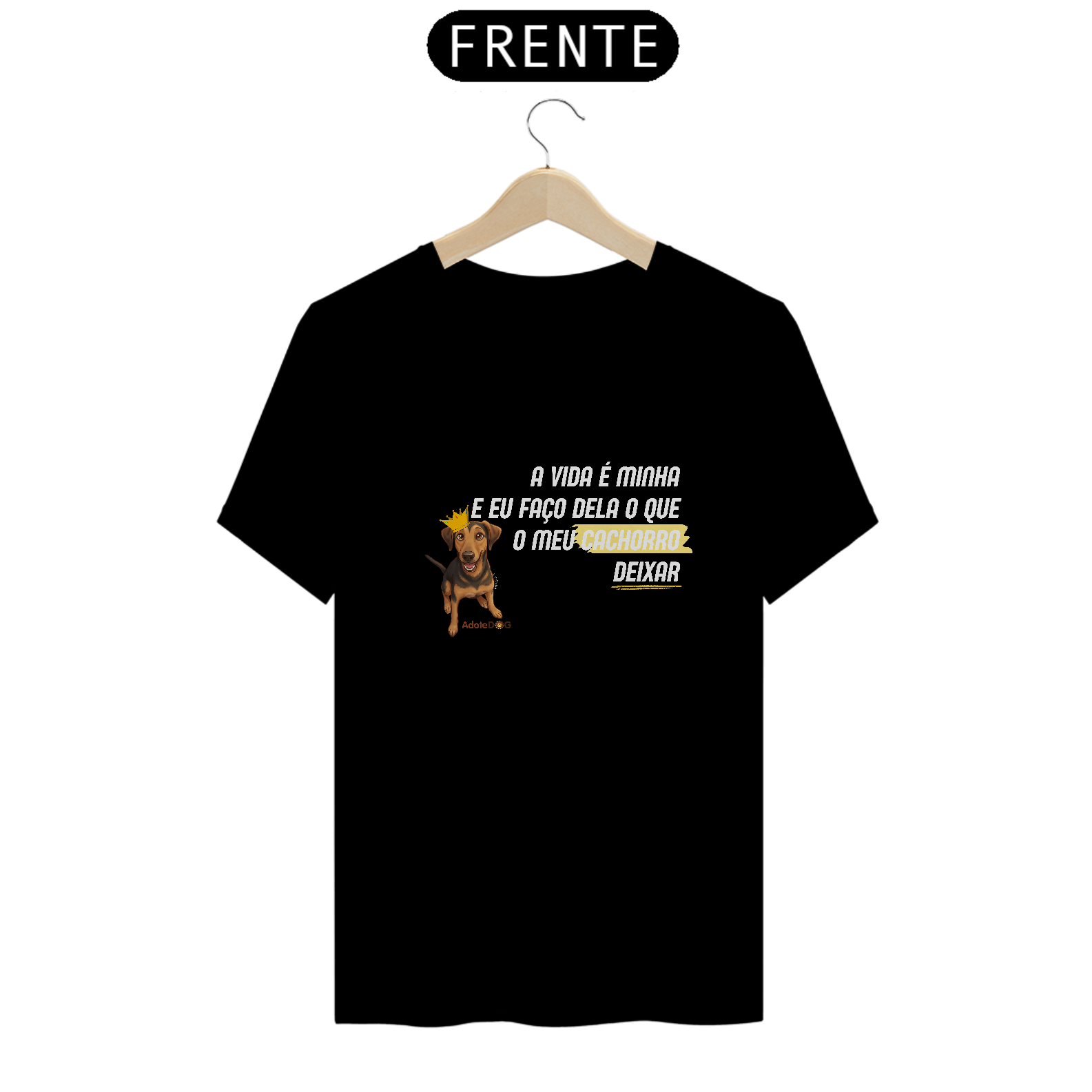 T-Shirt Classic Cachorro Deixar