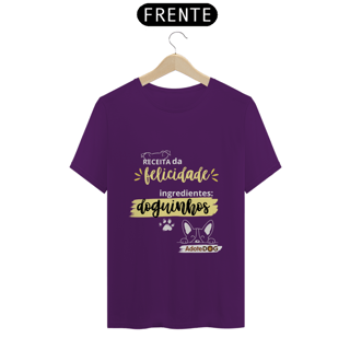 Nome do produto Camiseta T-Shirt Receita da Felicidade