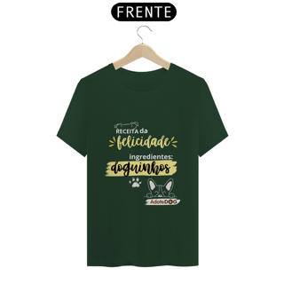 Nome do produto Camiseta T-Shirt Receita da Felicidade