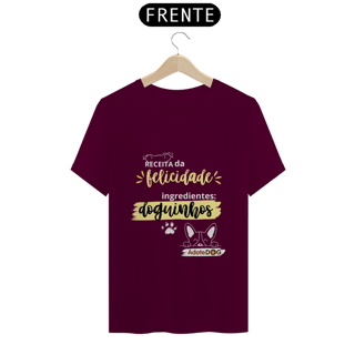 Nome do produto Camiseta T-Shirt Receita da Felicidade