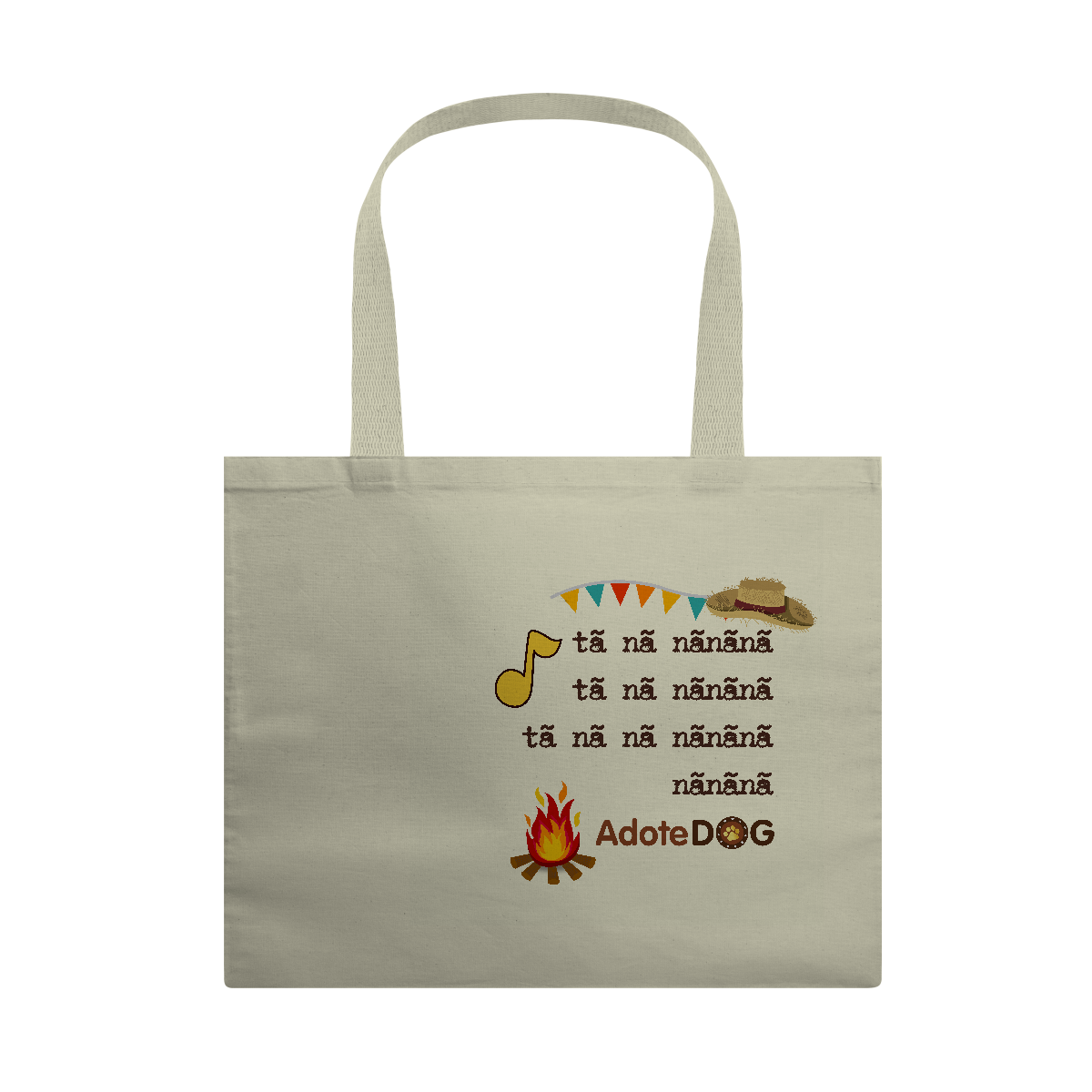 Nome do produto: Eco Bag Grande Tã nã nãnãnã tã nã nãnãnã…