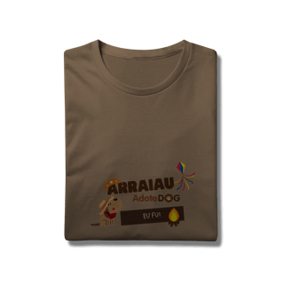 Nome do produto Camiseta T-Shirt Prime Arraiau AdoteDog – Eu Fui