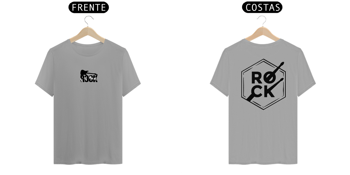 Nome do produto: T-shirt Rock Frente / C