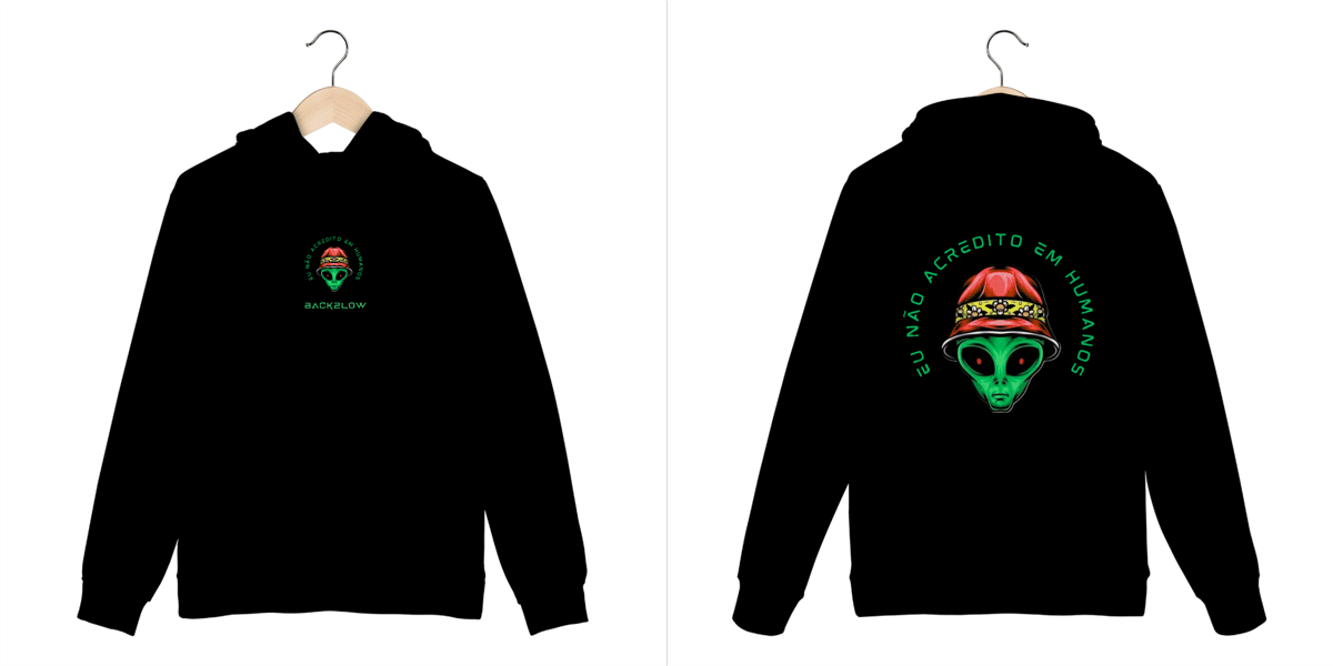 Nome do produto: Moletom Prime Canguru Eu Não Acredito