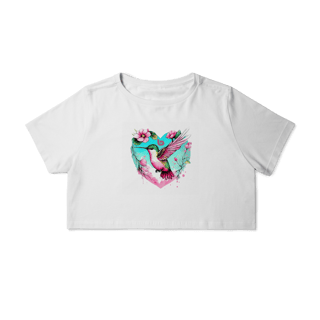 Nome do produto Cropped Beija no Coracão