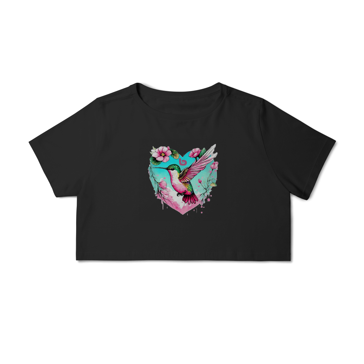 Nome do produto: Cropped Beija no Coracão