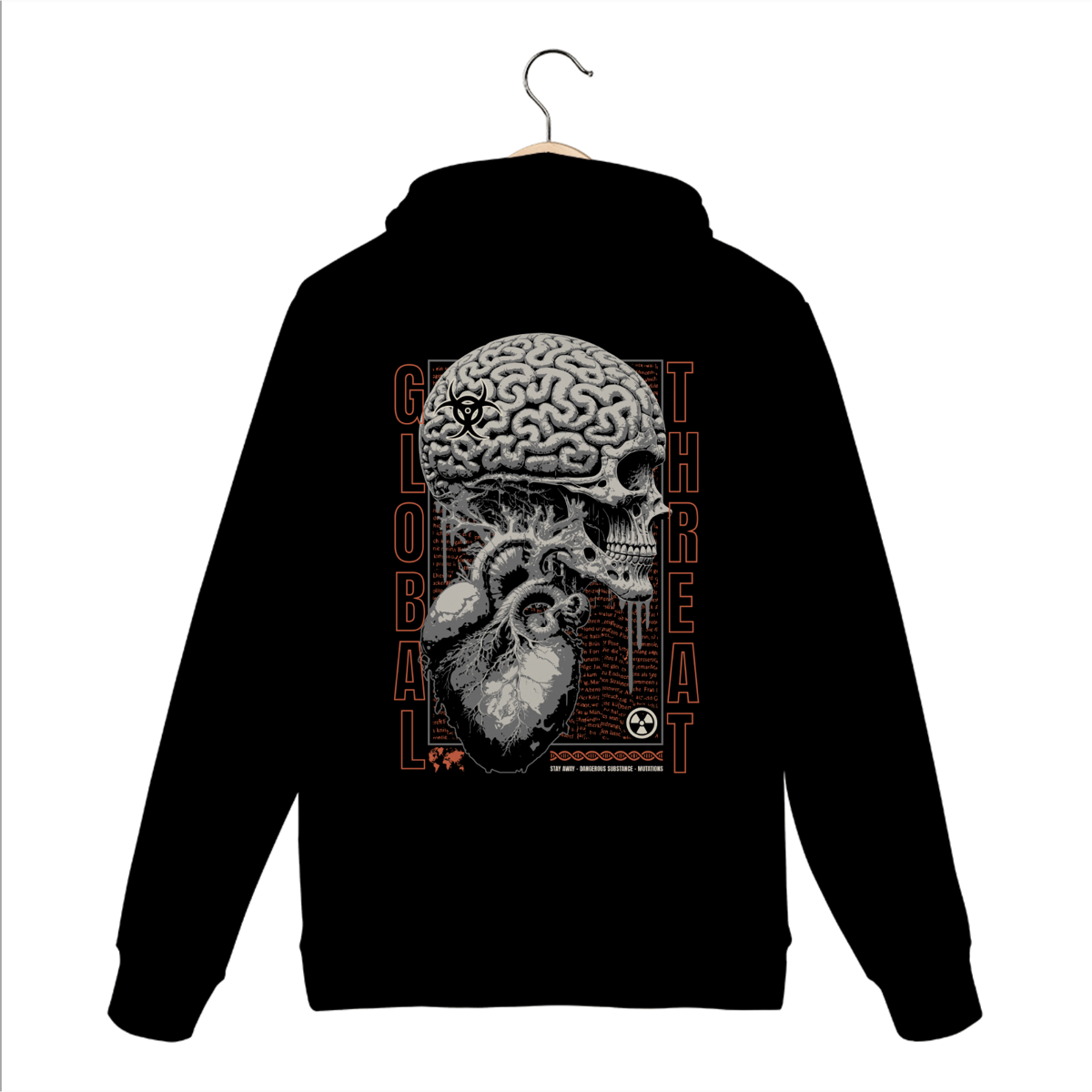 Nome do produto: MOLETOM BRAIN SKULL