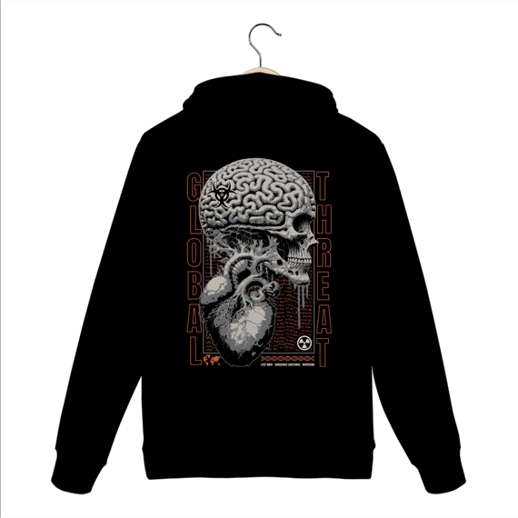 MOLETOM BRAIN SKULL