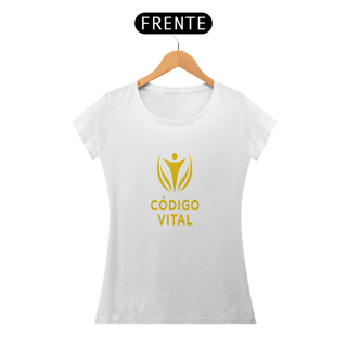 Nome do produto Camiseta Código Vital – Essencial Feminina