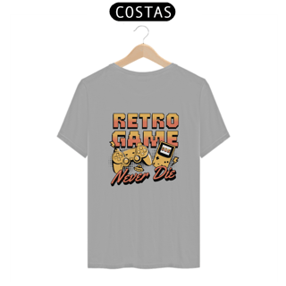 Nome do produtoCAMISETA PREMIUM | Retro Game Never Die