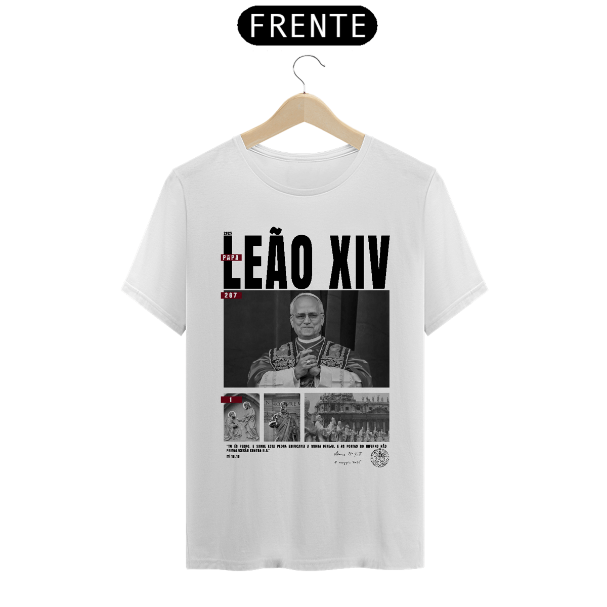 Nome do produto: CAMISETA LEÃO XIV