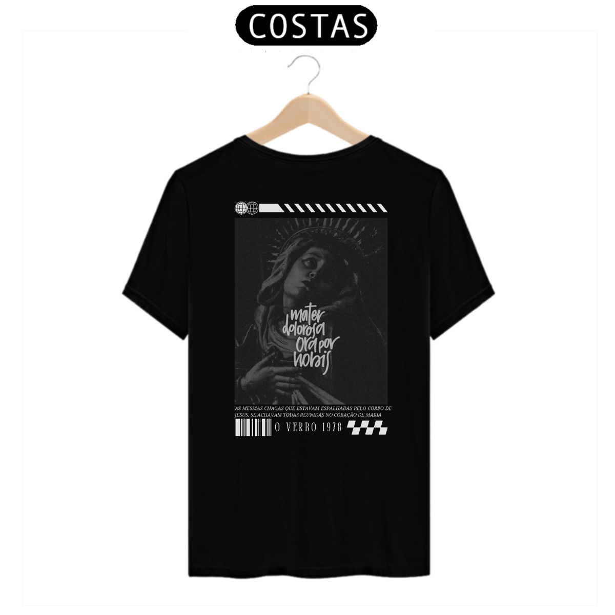 Nome do produto: CAMISETA VIRGEM DAS DORES