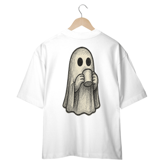 Camiseta Oversized “Fantasma do Café”