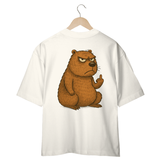 Nome do produto Camiseta Oversized “Capivara Pistola”