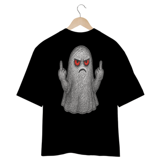 Nome do produto Camiseta Oversized “Fantasma Pistola”